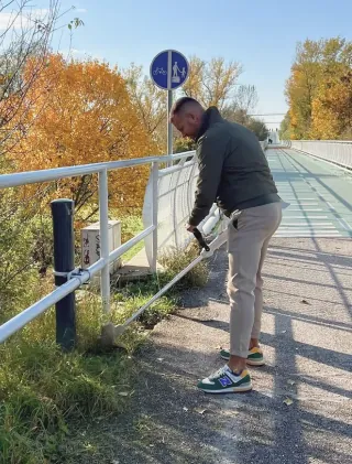 Úprava okolia cyklomosta